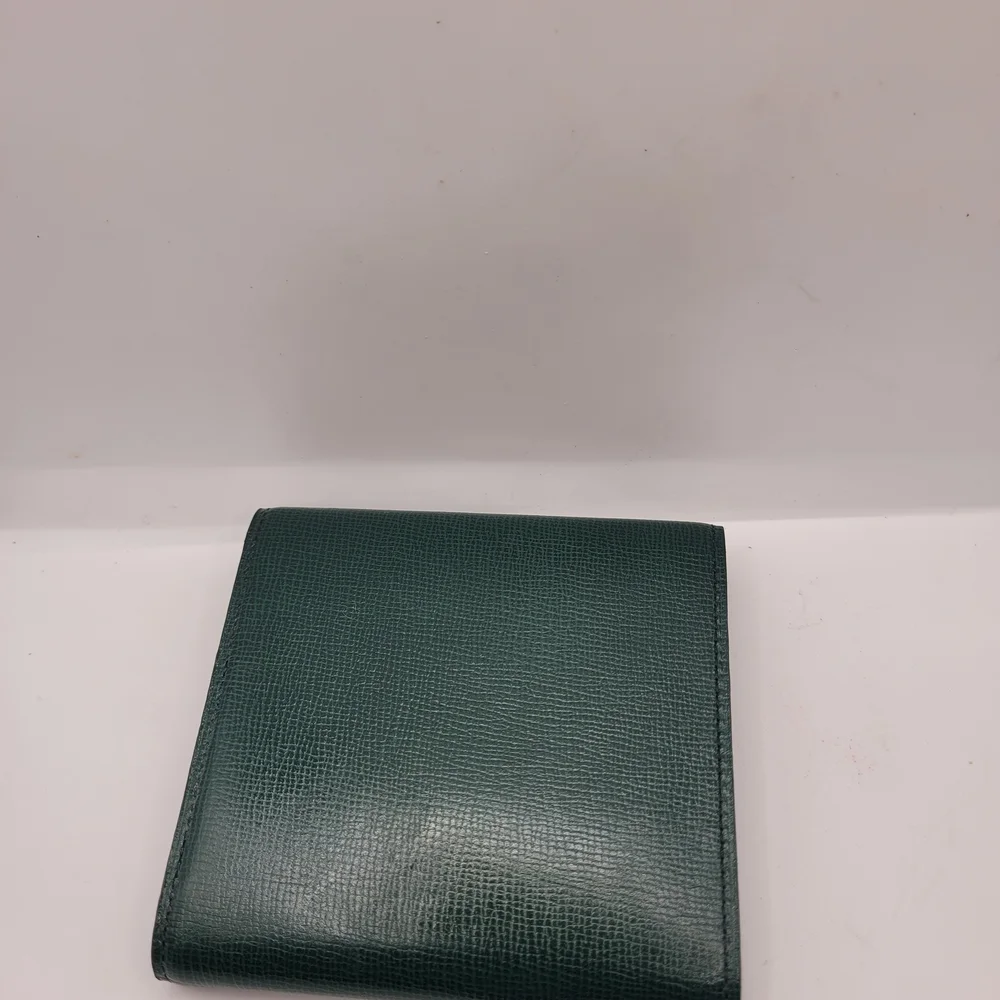 Christian Dior Leather Vintage Green Wallet